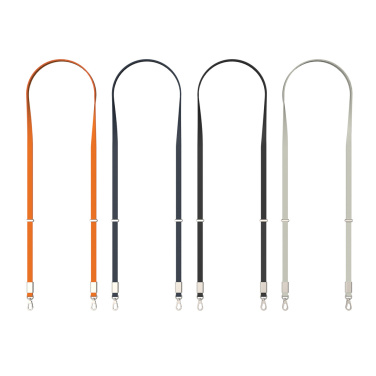 Logotrade promotional giveaway image of: Nivo RCS recycled PET Crossbody lanyard