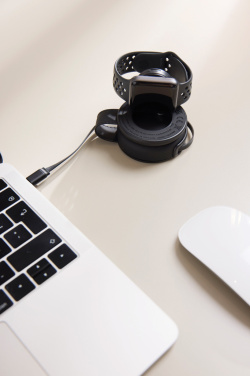 Logo trade promotional products image of: VINGA Baltimore RCS 2-in-1 Wireless 15W Travel Charger