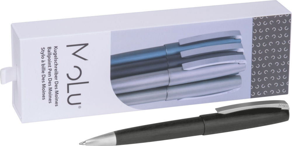Logo trade corporate gifts picture of: Metal ballpoint pen Des Moines MoLu