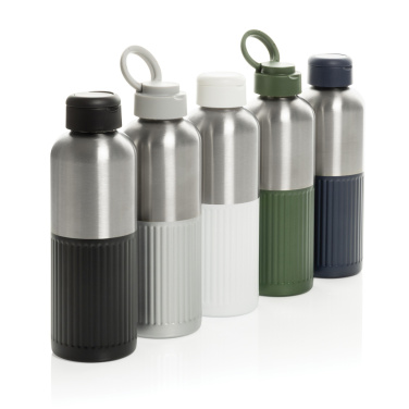 Logo trade corporate gifts picture of: Ripple RCS R-steel leakproof water bottle with handle 750ML