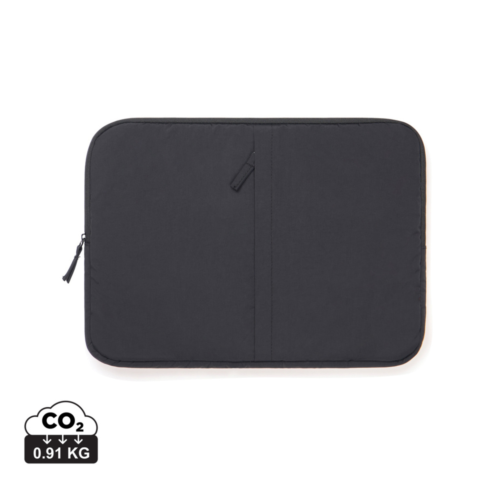 Logotrade promotional product picture of: KENTO URBAN RCS recycled nylon 15.6 inch laptop sleeve