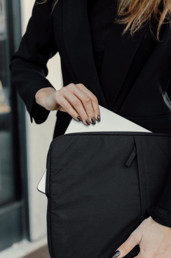 Logotrade corporate gift image of: KENTO URBAN RCS recycled nylon 15.6 inch laptop sleeve