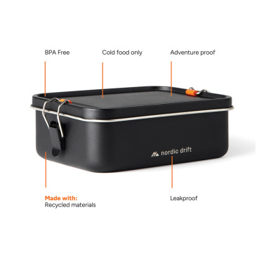 Logo trade promotional merchandise image of: Nordic Drift Trail RCS Adventure Lunchbox 1200ML