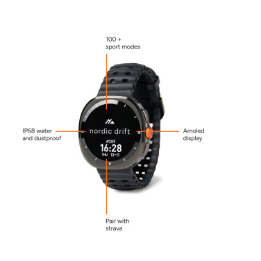 Logo trade promotional giveaway photo of: Nordic Drift Titan High performance Watch