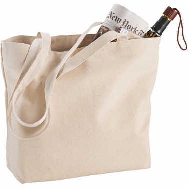 Logo trade meene pilt: Ningbo 320 g/m² lukuga puuvillane kandekott 15L