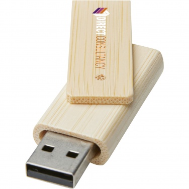 Logotrade meene foto: Pöörake 16 GB bambusest USB-mälupulka