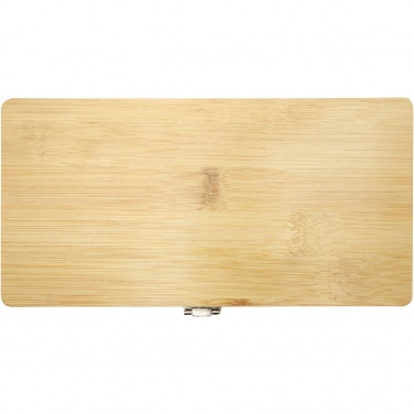 Logotrade ärikingi foto: Neetiga 19-osaline bambusest/taaskasutatud plastist tööriistakomplekt