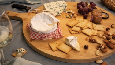 Logo trade ärikingi pilt: Ukiyo bambusest ümmargune serveerimislaud