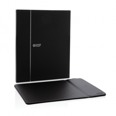 Logo trade meened foto: Swiss Peak RCS taaskasutatud PU 10W juhtmevaba laadimisega hiirematt