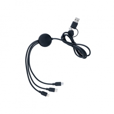 Logotrade meene foto: RCS-i ringlussevõetud TPE-st ja taaskasutatud plastist 6-ühes kaabel