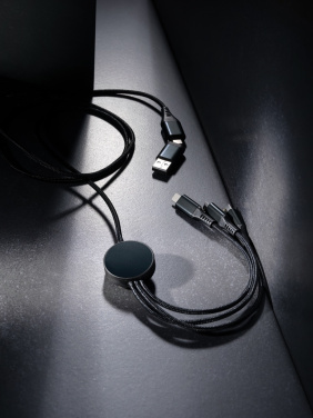 Logo trade reklaamkingituse pilt: Terra RCS taaskasutatud alumiiniumist 120 cm 6-ühes kaabel