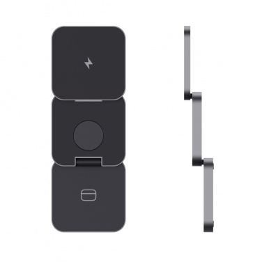 Logo trade firmakingid foto: Terra RCS taaskasutatud alumiiniumist kokkupandav kolm ühes 15 W laadija