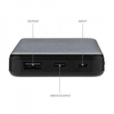 Logotrade reklaamkingituse foto: RCS taaskasutatud plastist 5000 mAh 5W juhtmevaba akupank