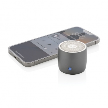 Logo trade firmakingituse pilt: Swiss Peak RCS taaskasutatud alumiiniumist 3W bassikõlar