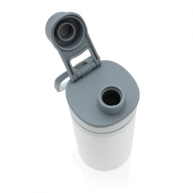 Logotrade meene foto: Roostevabast terasest vaakumpudel spordikaanega 550ml