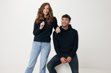 Logotrade reklaamkingid pilt: Iqoniq Rila kerge taaskasutatud puuvillast kapuutsiga pusa