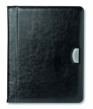 Logo trade firmakingi pilt: PU-portfell 20-leheküljelise plokiga