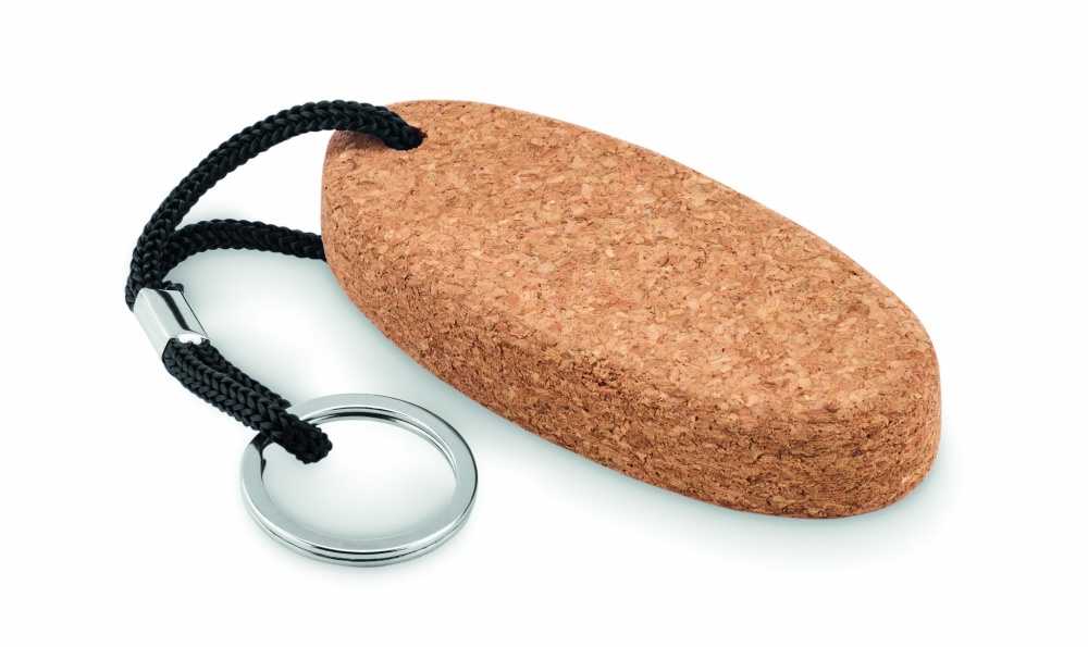 Logotrade firmakingi foto: Ujuv korgist võtmehoidja Lohja