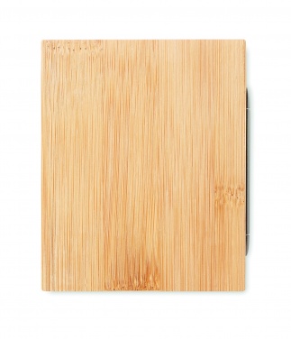 Logo trade meened foto: Bambusest pliiatsihoidja ja LCD kell