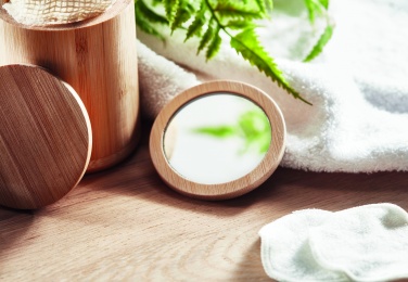 Logotrade firmakingid pilt: Bambusest meigipeegel