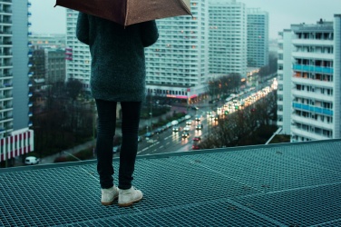 Logo trade firmakingi pilt: 25-tolline korgist vihmavari