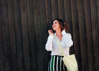 Logotrade firmakingi foto: Puuvillane ostukott 140gr/m²