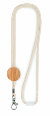 Logotrade firmakingi foto: Puuvillane metallist konksuga kaelapael