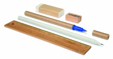 Logo trade reklaamkingid foto: Statsionaarne komplekt puuvillases kotis