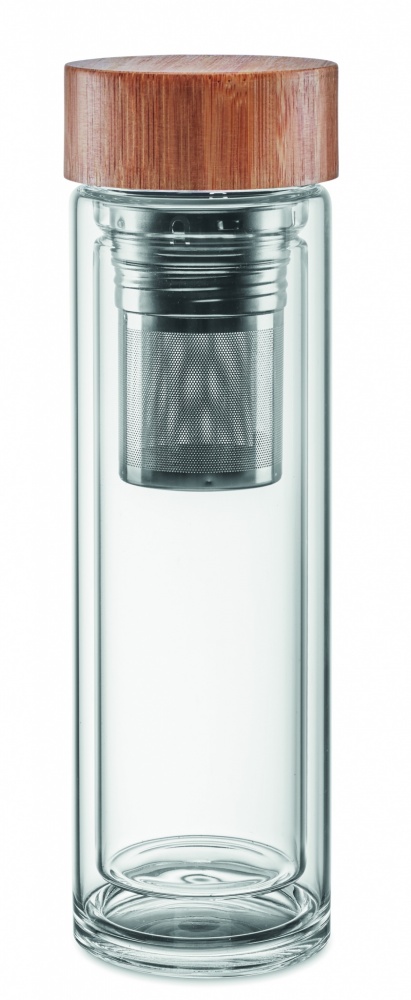 Logotrade reklaamtooted pilt: Kaheseinaline klaaspudel 400ml München