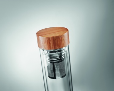 Logotrade ärikingituse foto: Kaheseinaline klaaspudel 400ml München