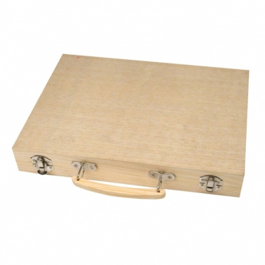 Logotrade firmakingi foto: Suur puidust maalikomplekt MAXI