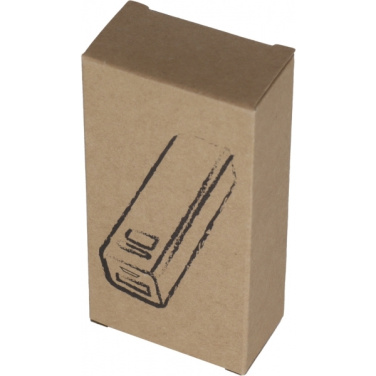 Logo trade reklaamtoote pilt: Metallist akupank PORT HOPE 2200mAh