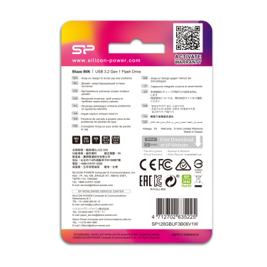 Logo trade reklaamkingitused foto: Pendrive Silicon Power Blaze B06 3.0