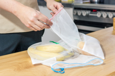 Logo trade reklaamkingituse pilt: Võrgust toidusäilituskotid, komplektis 3 kotti MIAMI