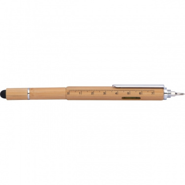 Logo trade reklaamtoote pilt: 6in1 multifunktsionaalne pastapliiats COIMBRA