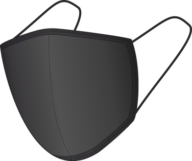 Logo trade reklaamkingituse pilt: BLACK-BLACK puuvillane näomask 140116500