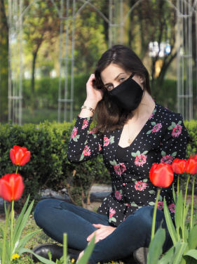 Logo trade ärikingi pilt: MARS PRO puuvillane mask (suurus M) koos tasku ja HEPA-filtriga 1380165