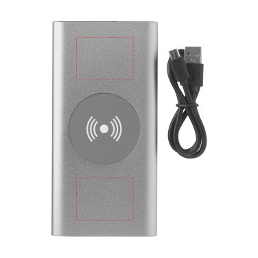 Logotrade reklaamtoote foto: Alumiiniumist 8000 traadita akupank