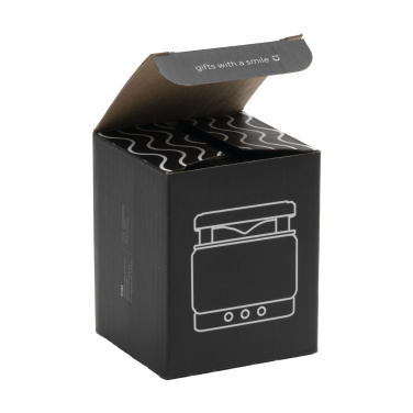 Logo trade meene pilt: Bamboo Block kõlar koos juhtmevaba laadijaga