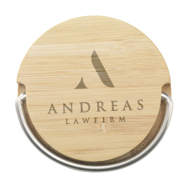 Logo trade reklaamkingituse pilt: Nikko 330 ml bambusest termopudel/termotass