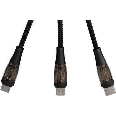 Logotrade reklaamtoote foto: SCX.design C50 5-ühes kiirlaadimiskaabel 100W/5A