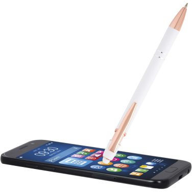 Logo trade firmakingi pilt: Nanna pastapliiats roosakuldse viimistlusega (sinine tint)