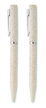 Logo trade firmakingitused foto: PEAT nisuõlest keskkonnasõbralik pastapliiatsi komplekt