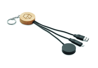 Logotrade firmakingituse foto: BULE võtmehoidjaga 4in1 60 W kaabliga