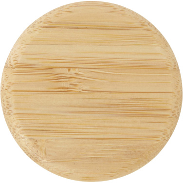 Logo trade firmakingituse pilt: Porto 500 ml klaasist veepudel bambusest korgiga