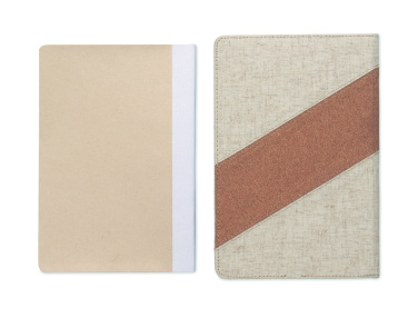 Logo trade reklaamkingituse pilt: A5 märkmik 15W laadijaga CORTONA