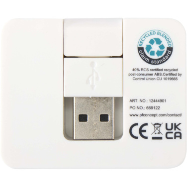 Logotrade reklaamkingi foto: Gaia 4-pordiline USB-jaotur