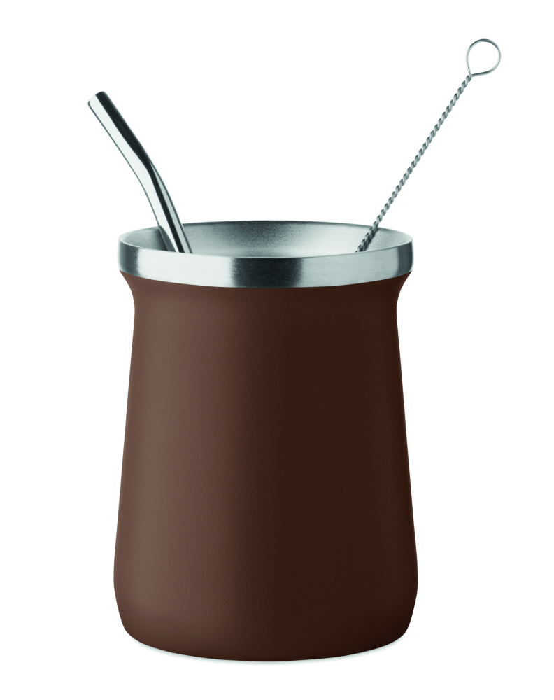 Logo trade meened foto: Yerba mate tee tass