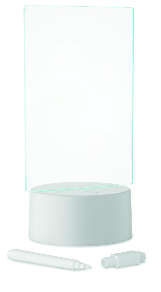 Logo trade reklaamtoote pilt: LEDMEMO valgustatud LED-märkmetahvel