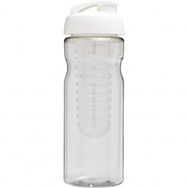 Logotrade liikelahja tuotekuva: H2O Active® Base 650 ml läppäkantinen urheilujuomapullo & uuttaja